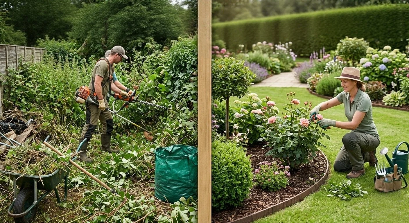 Garden Clearance vs Garden Maintenance: What's the Difference?