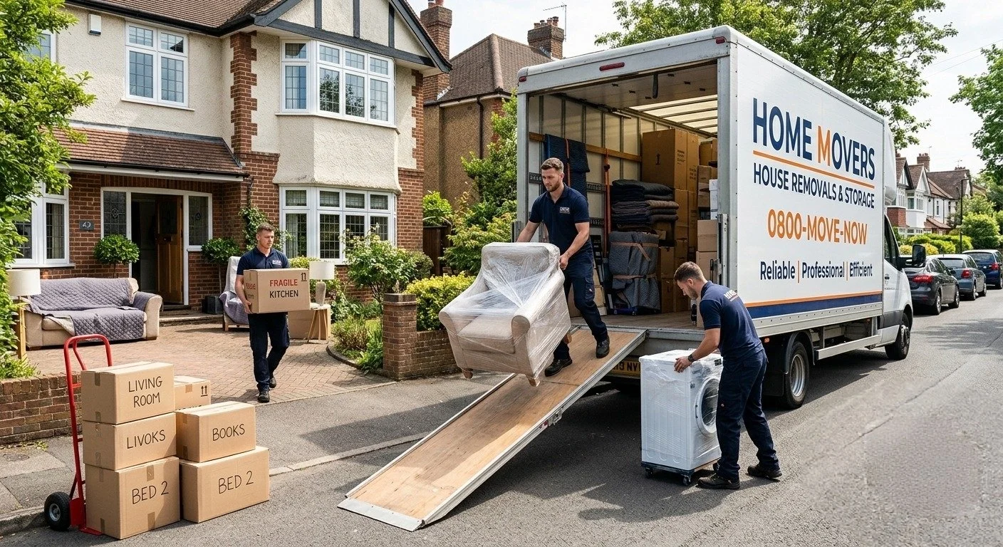 men assisting on house removals