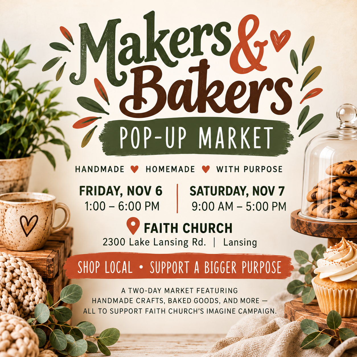 Maker’s &amp; Baker’s Pop Up Market