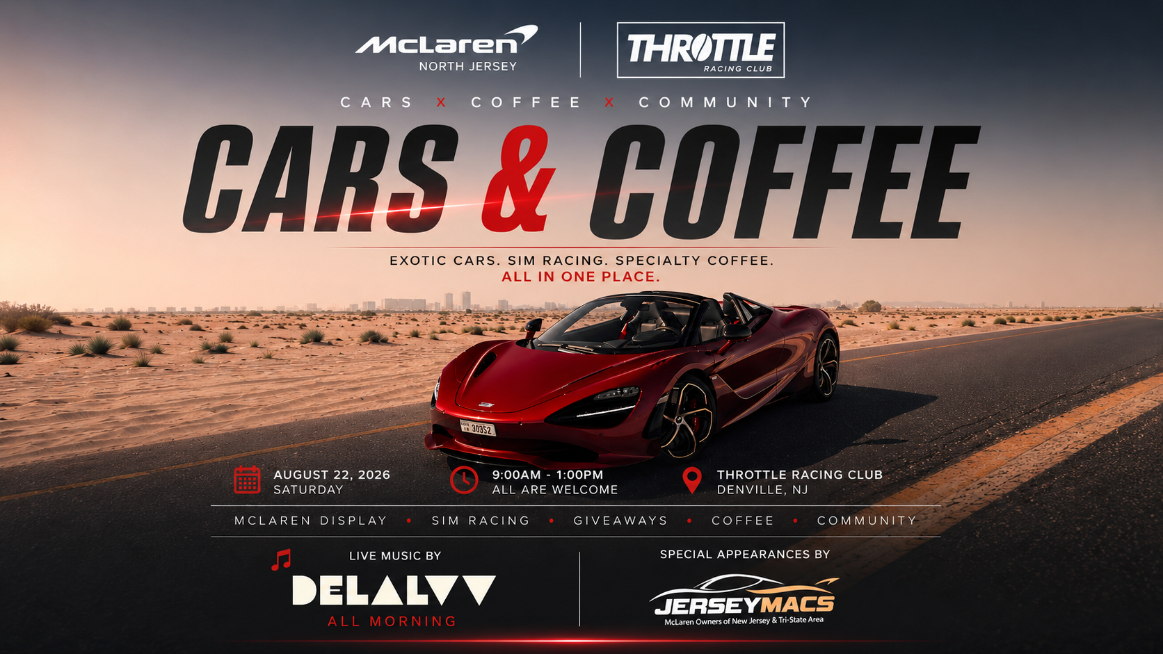 Cars & Coffee: Mclaren Edition