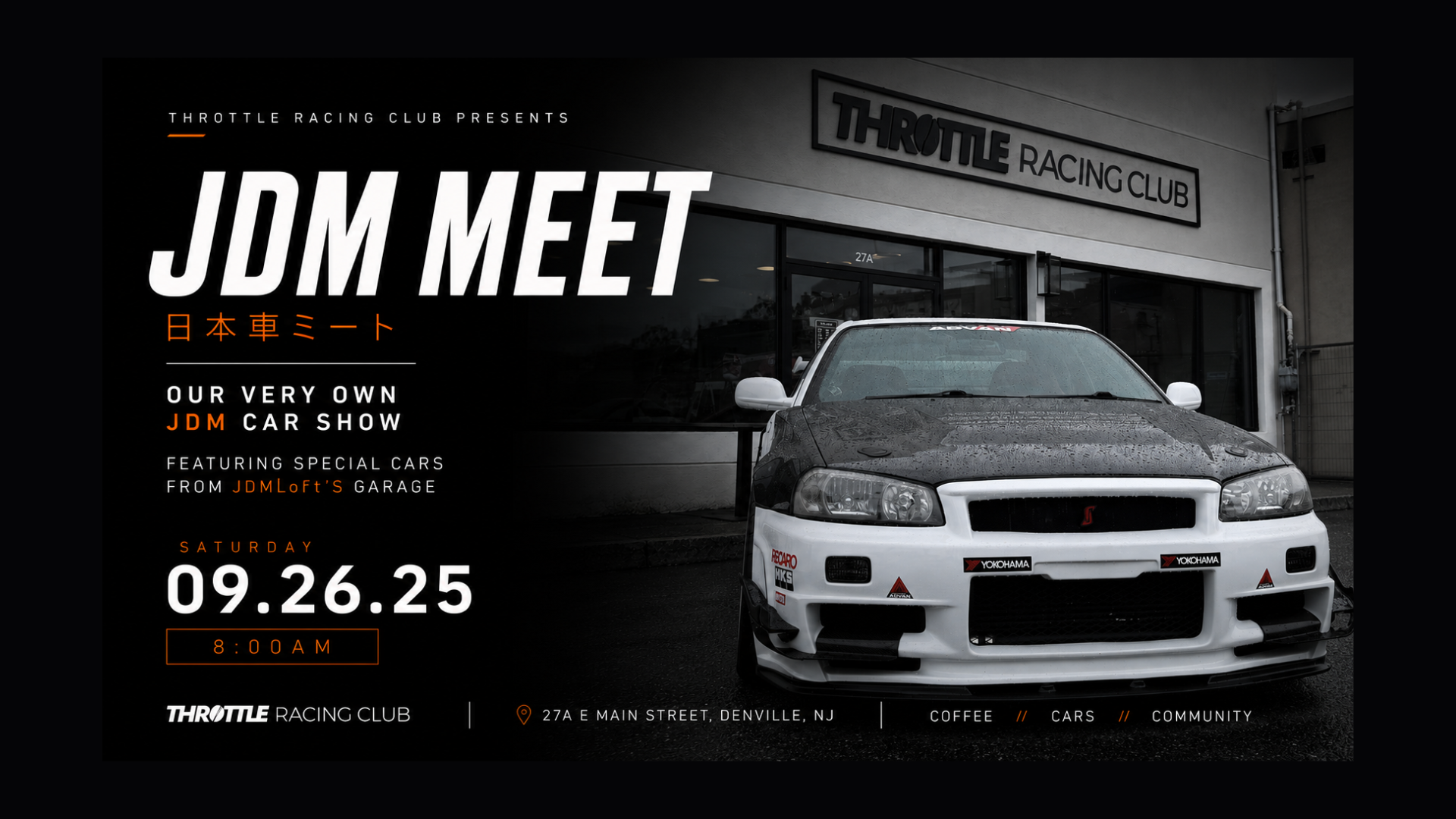 JDM LEGENDS - CARS & COFFEE 