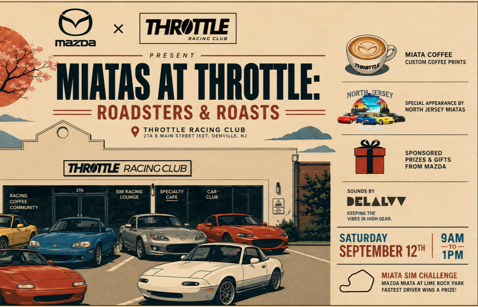 MIATAS AT THROTTLE: Roadsters & Roasts