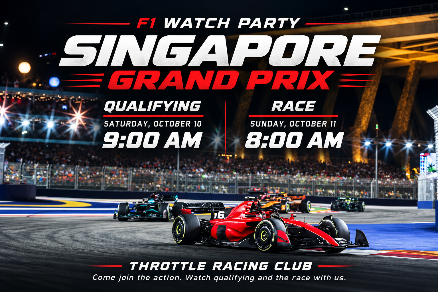 Singapore Grand Prix @ TRC 