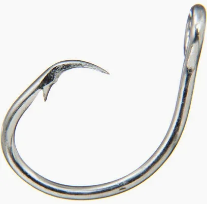 Mustad DT Circle Hooks — 10/0 to 14/0 - Pack of 10