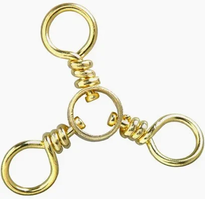 Eagle Claw Three-Way Barrel Swivels