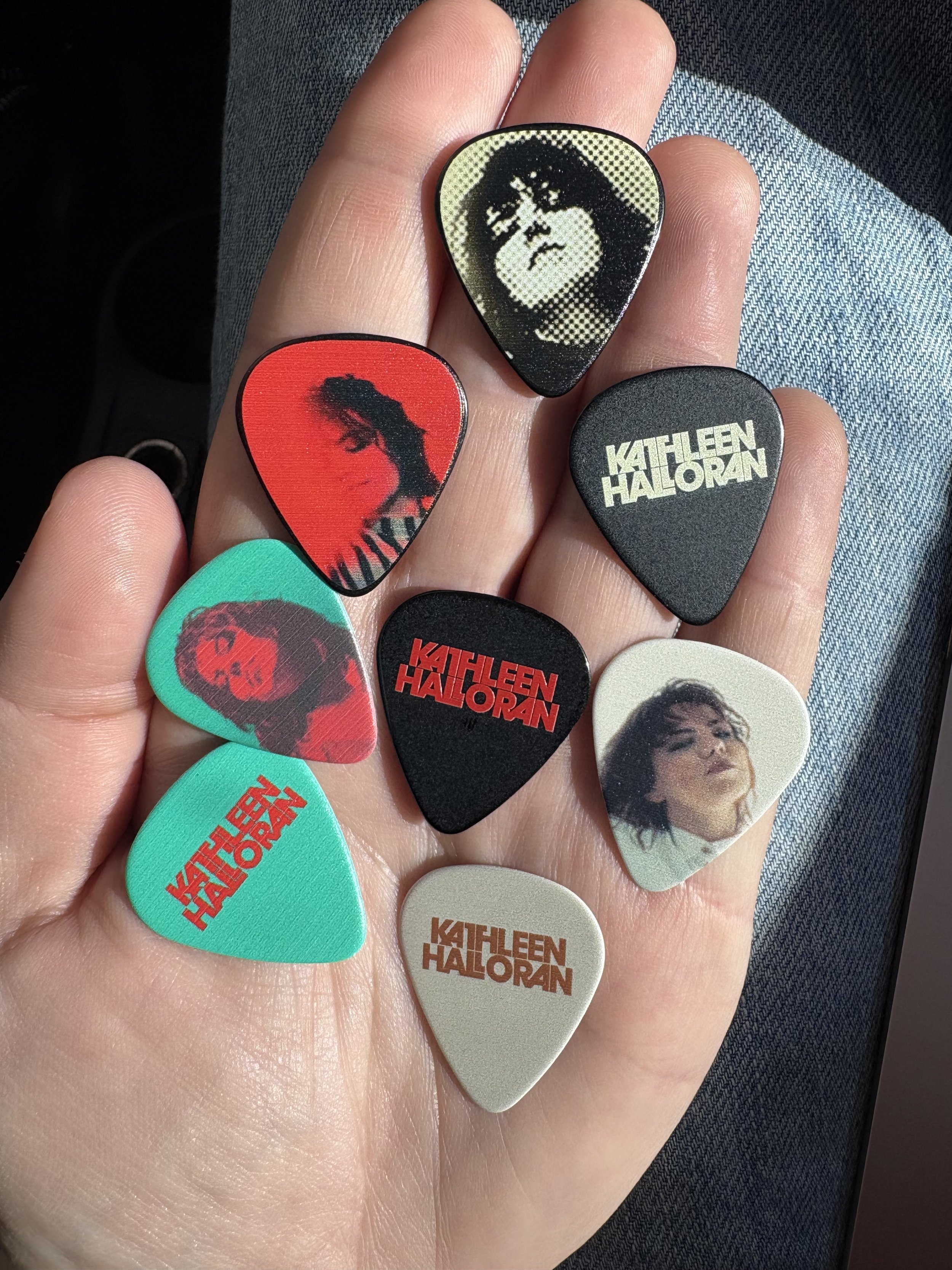 Kathleen Halloran Custom Guitar Picks x 5