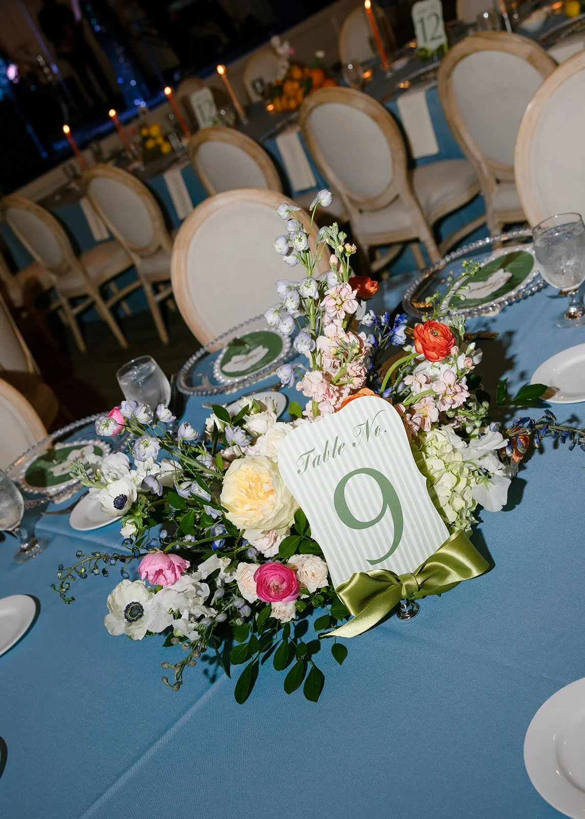 Luxury Florida wedding floral centerpiece