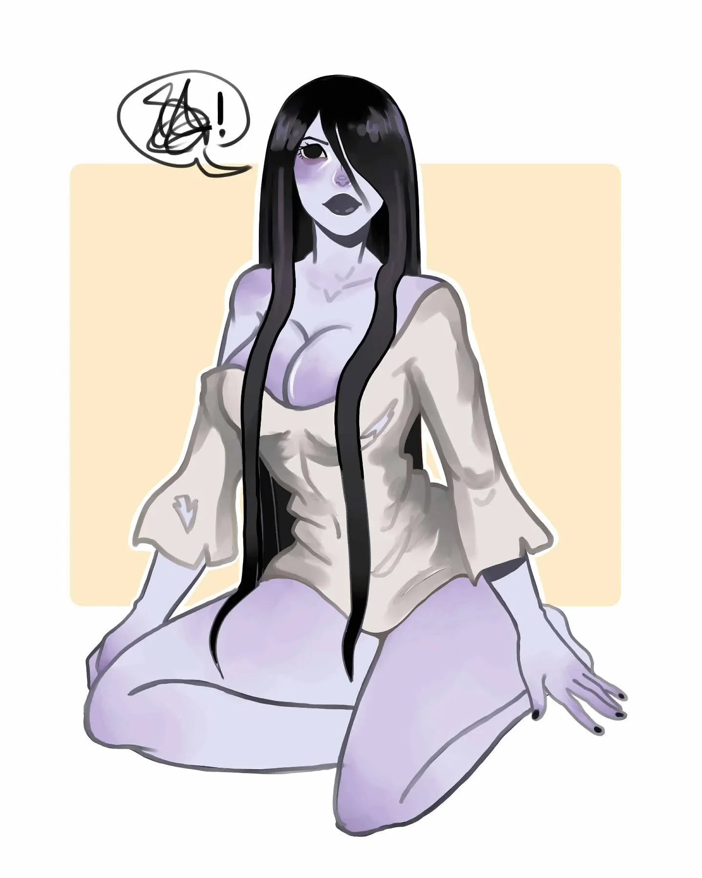 Sexy version of Sadako suggested by the very talented @murderteaparty 

I was so stoked for this idea! 🎃🔪