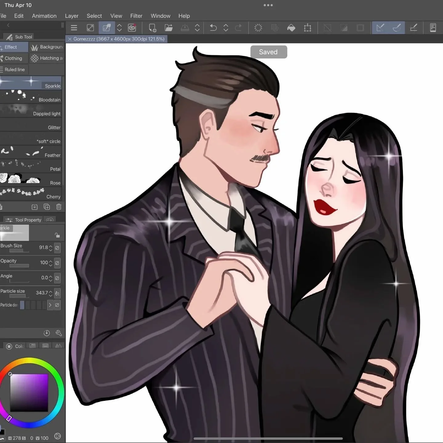 New standee coming soon 🥰🖤🌶

#gomezandmorticia #addamsfamily #spookyart #artistsofinstagram