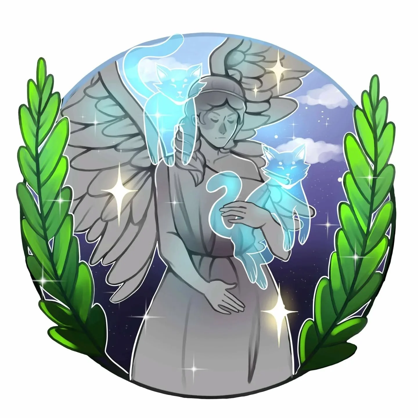 The 10th life series is back 🐱✨️

#cute #illustrations #artist #digitalart