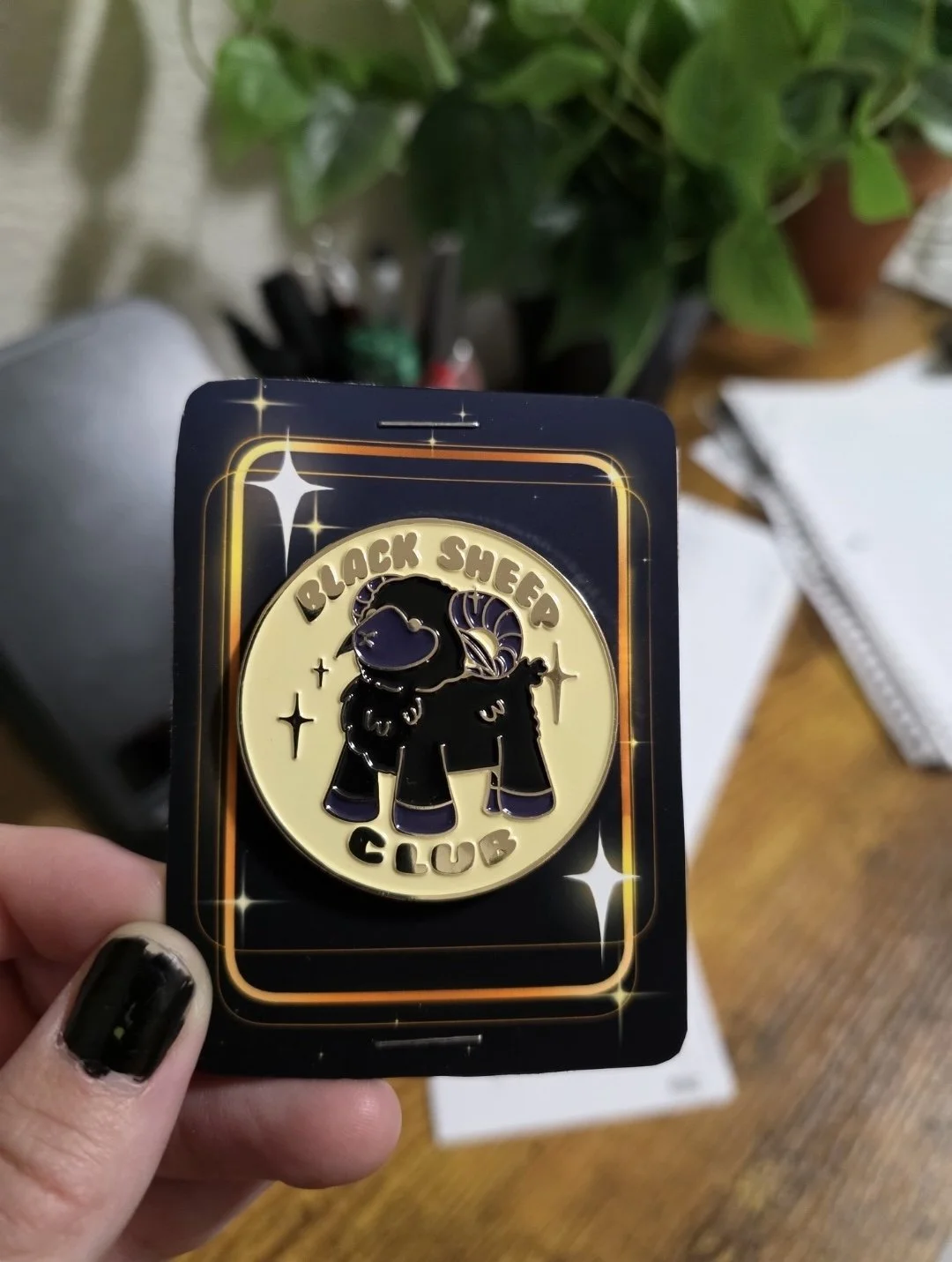 Black Sheep Enamel Pin