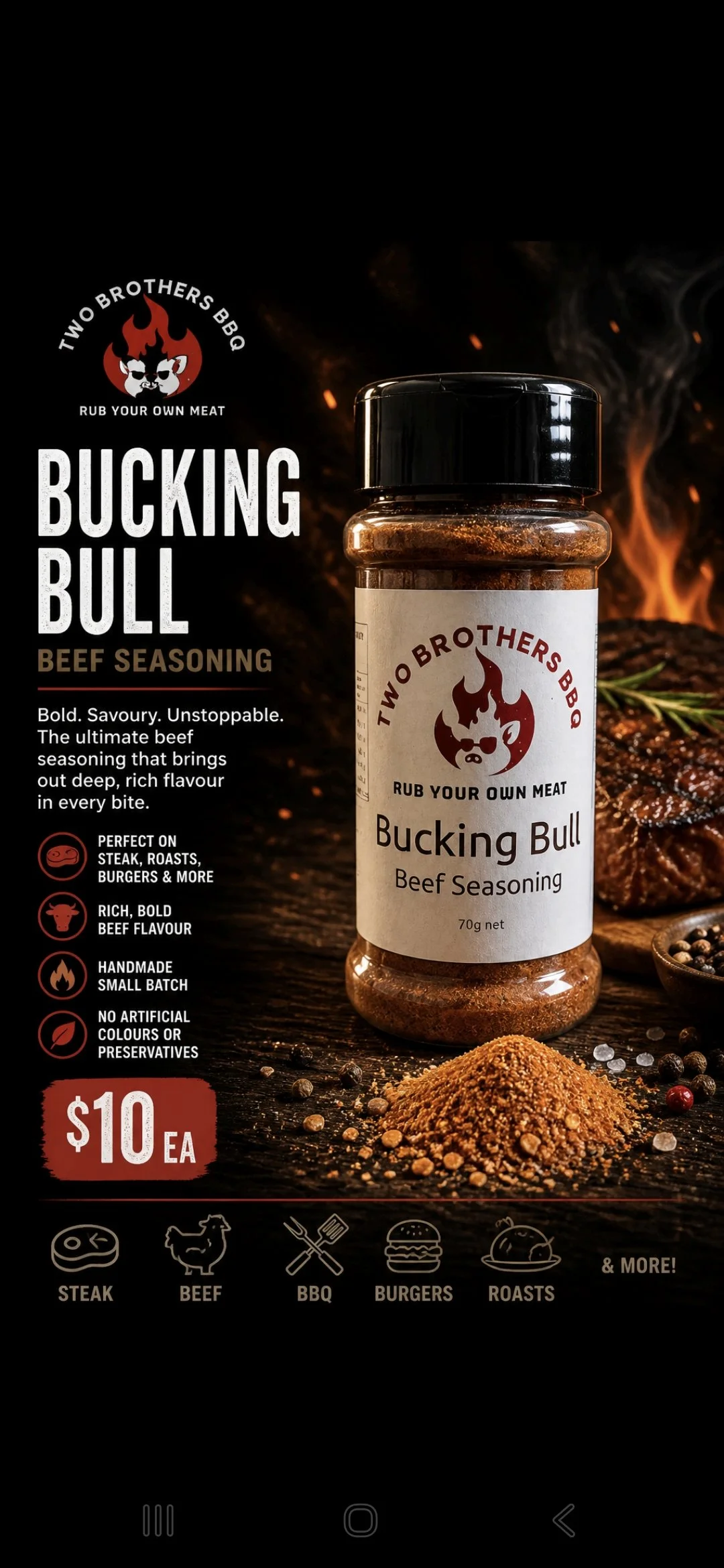 Bucking Bull- Beef Seasoning