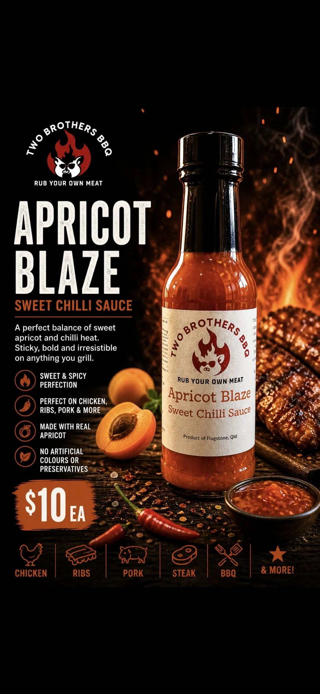 Apricot Blaze- Sweet Chilli Sauce