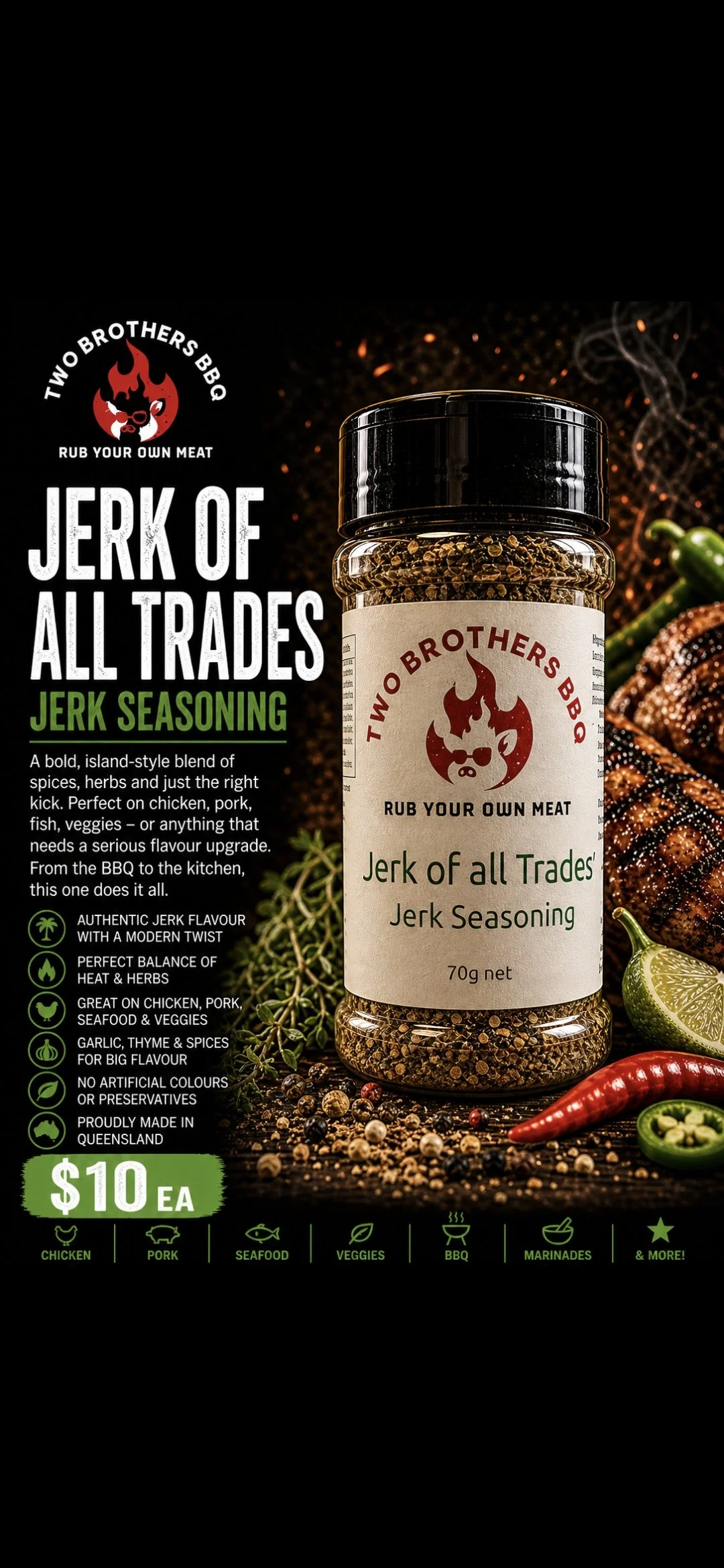 Jerk of all Trades- Jerk seasoning