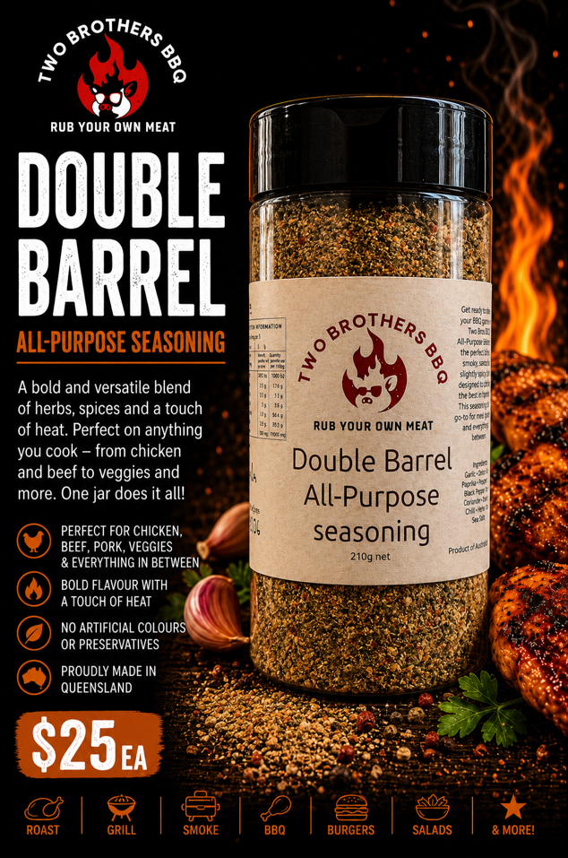 Double Barrel- All purpose seasoning
