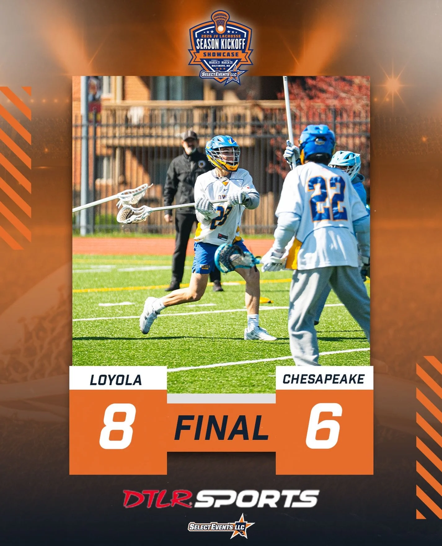 Final from Game 1 🥍🥍🏀