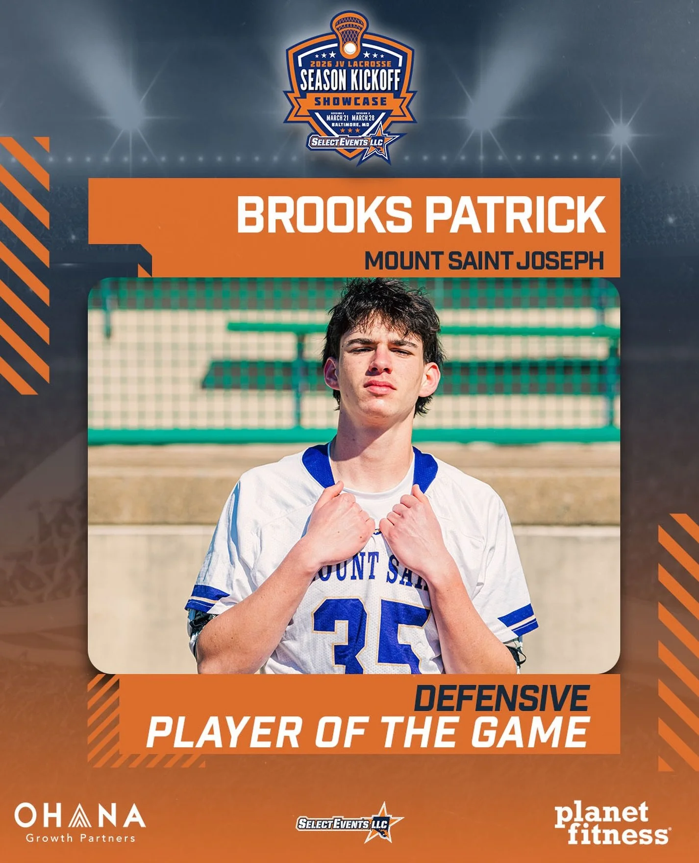 LAST BUT NOT LEAST 🚨🚨 @brookspatrick_55 is your Game 3 Defensive Player of the Game 💪🏽 from @msjlacrosse
