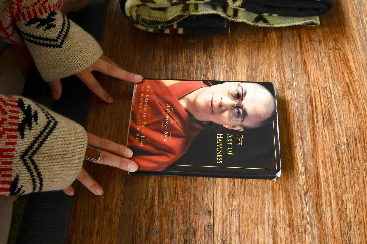 ￼I can&rsquo;t promise you that reading a book will do it or watching a film or going on retreat will instill peace. But what I do know is we all get to choose to BE peace or not. 

This book here was the basis of my theme for Follow your Light in Ga