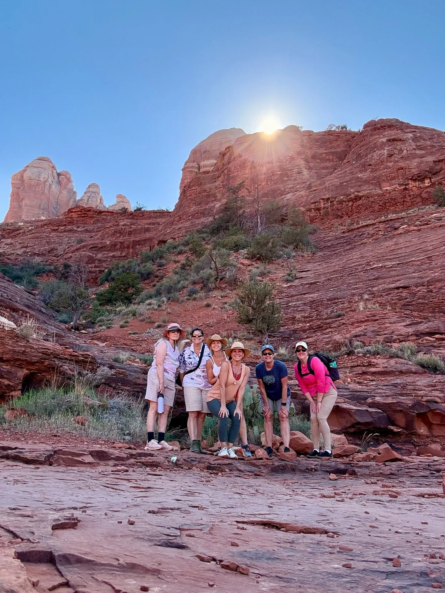 &ldquo;It seems like you&rsquo;ve known each other all your lives?&rdquo;

That. 
That&rsquo;s what happens when things, retreats, life falls into alignment. We&rsquo;re in flow &amp; ease is present. 

Missing my Sedona ladies already! 🌵 @satya.sou