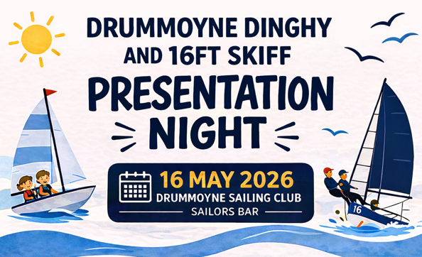 2025-26 Season Dinghy and 16ft Skiff Presentation Night - secure Your Ticket