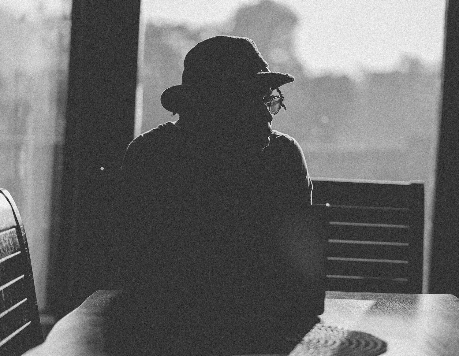 Silhouette Of Mountains