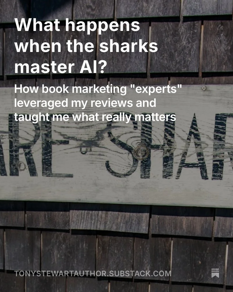 As a self-published author, I’ve been inundated with emails from marketing “experts” selling a full range of services. I found the experience fascinating and unnerving. So I wrote a Substack story about it.
https://open.substack.co