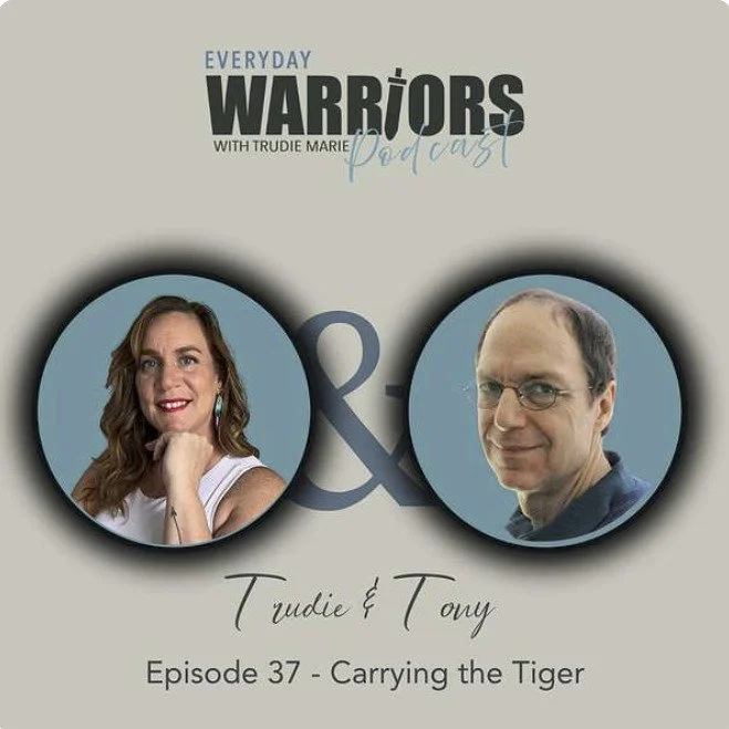 @_trudie_marie_ is Australian, so we recorded this late one Sunday night, a first for me. She has listeners on every continent. 
As Trudie says: "What makes this conversation truly exceptional is Tony's willingness to reveal the messiness of th