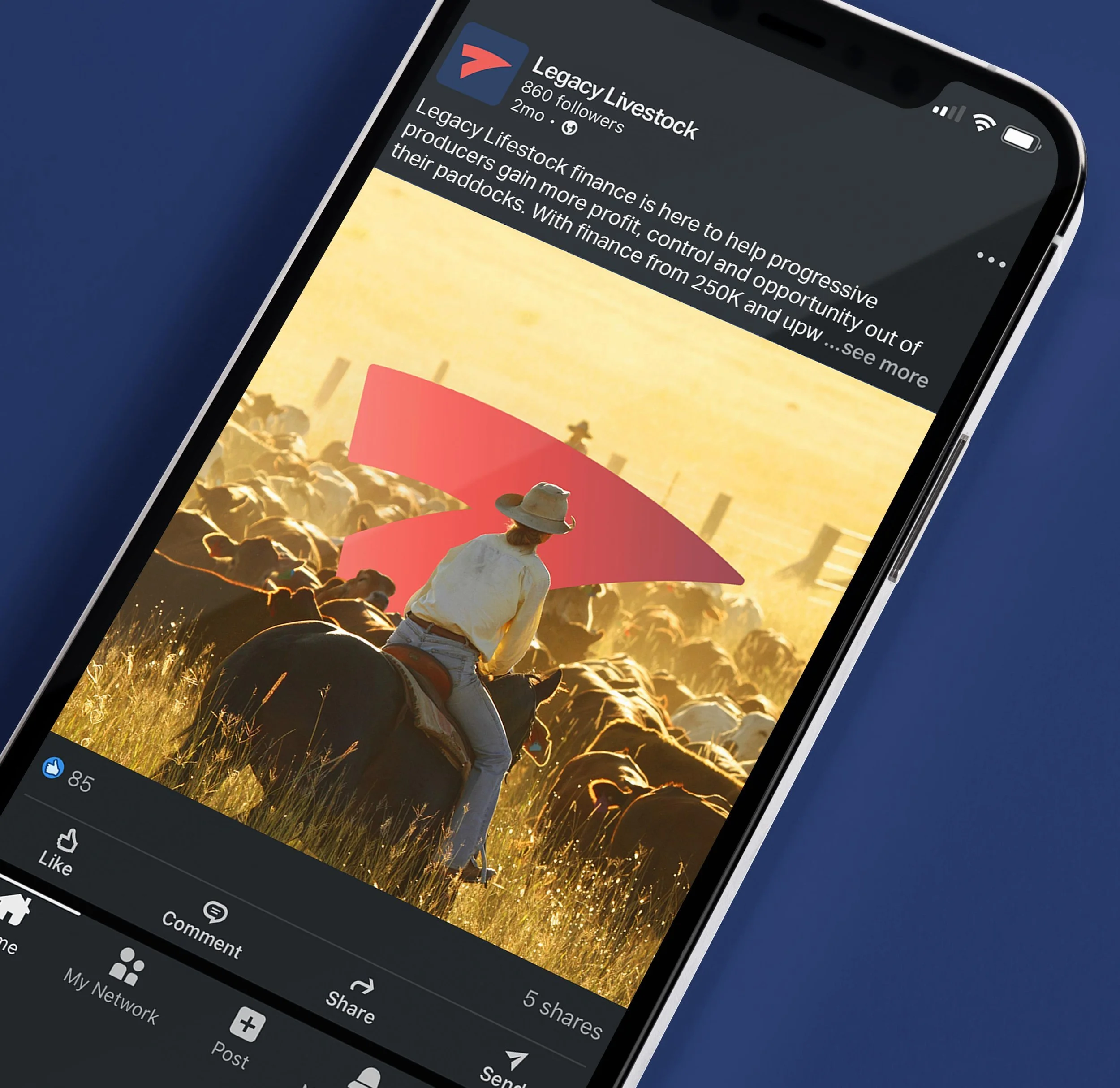 Social media tile design