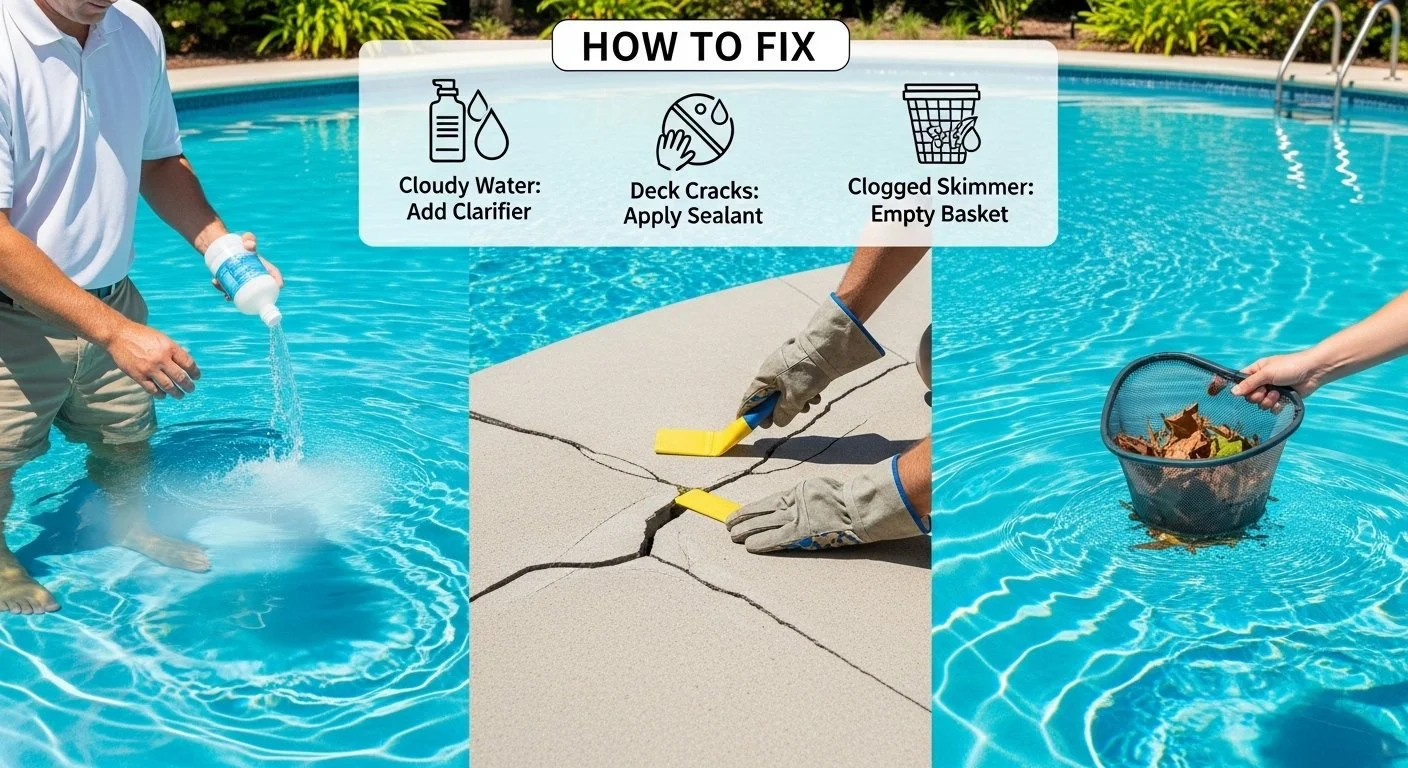 Common In-Ground Pool Problems and How to Fix Them Quickly