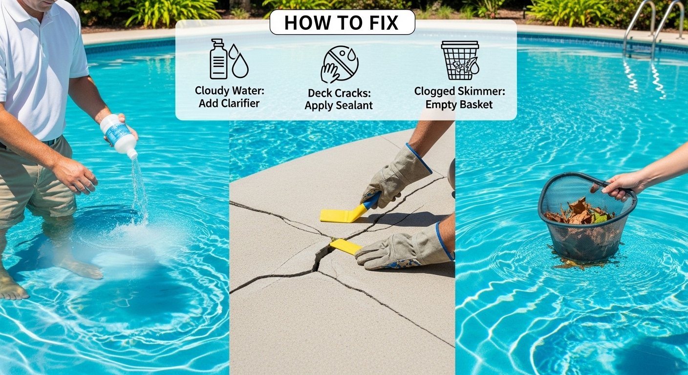 Common In-Ground Pool Problems and How to Fix Them Quickly