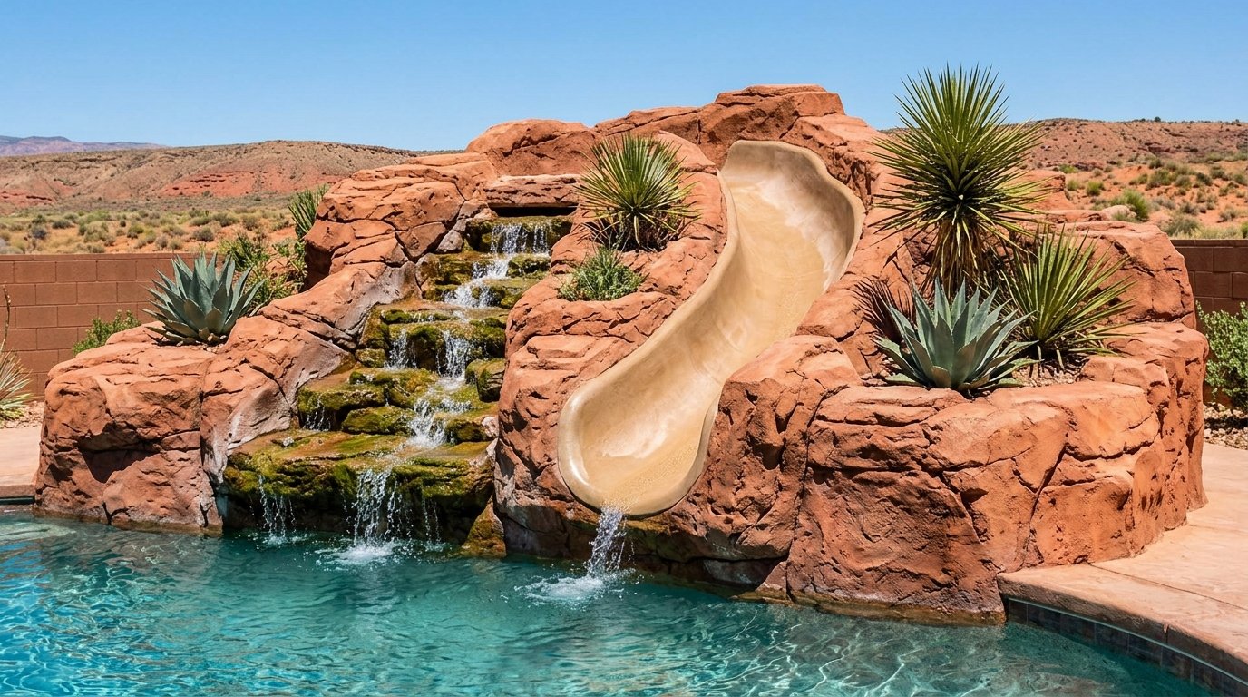 Rock Pool Slides 101: Design Options for Southern Utah Backyards