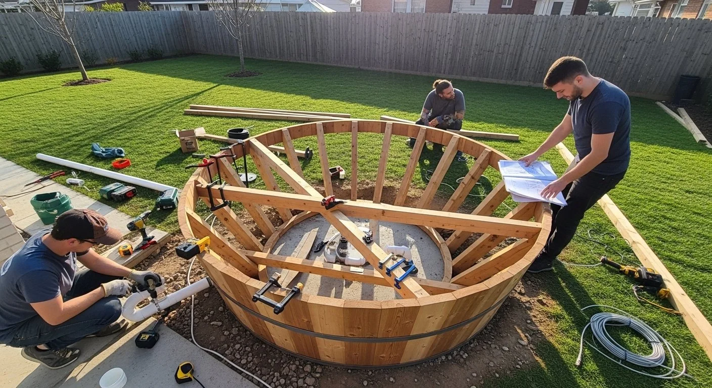 DIY Hot Tub Installation