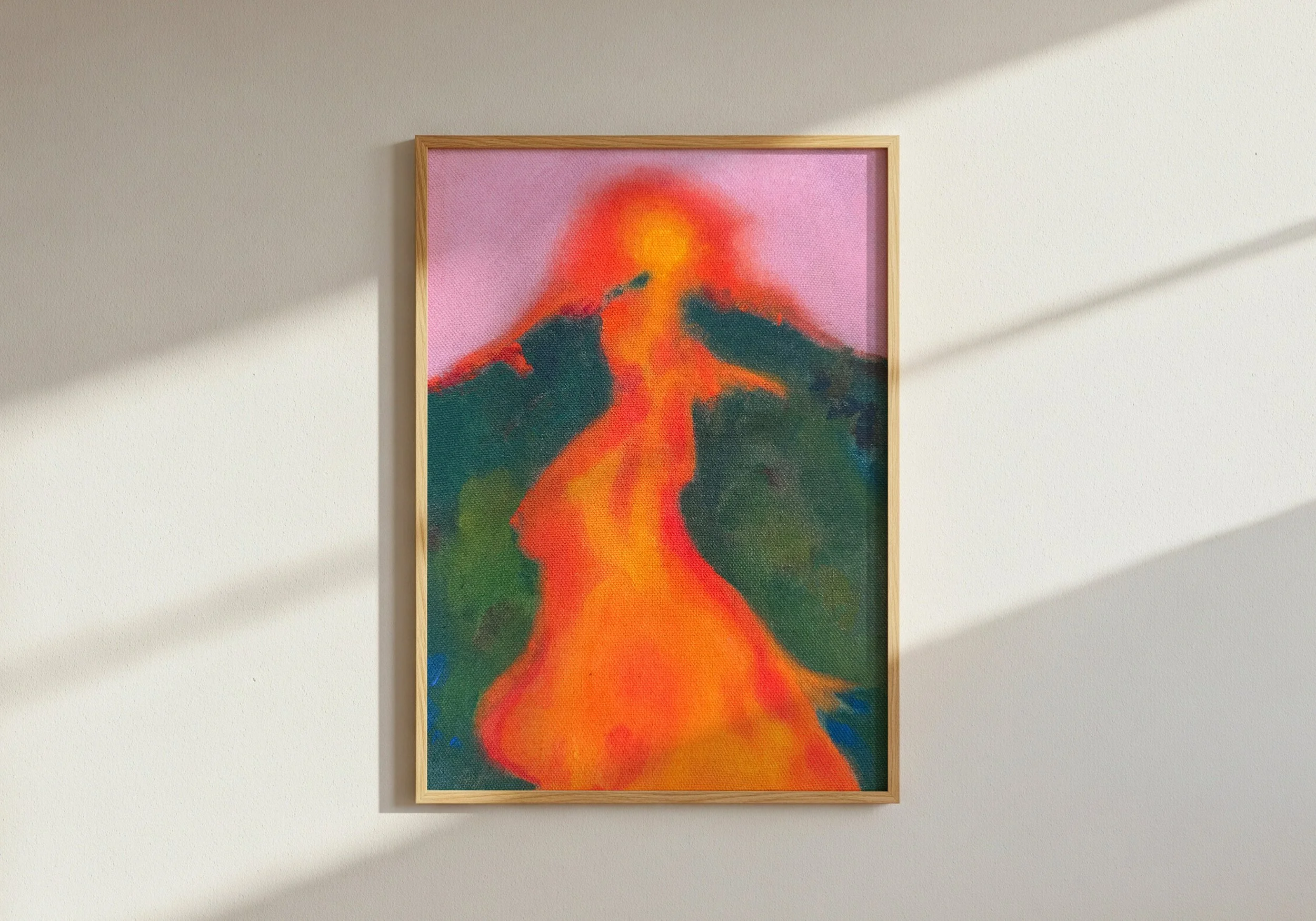 Volcano Color Study Art Print