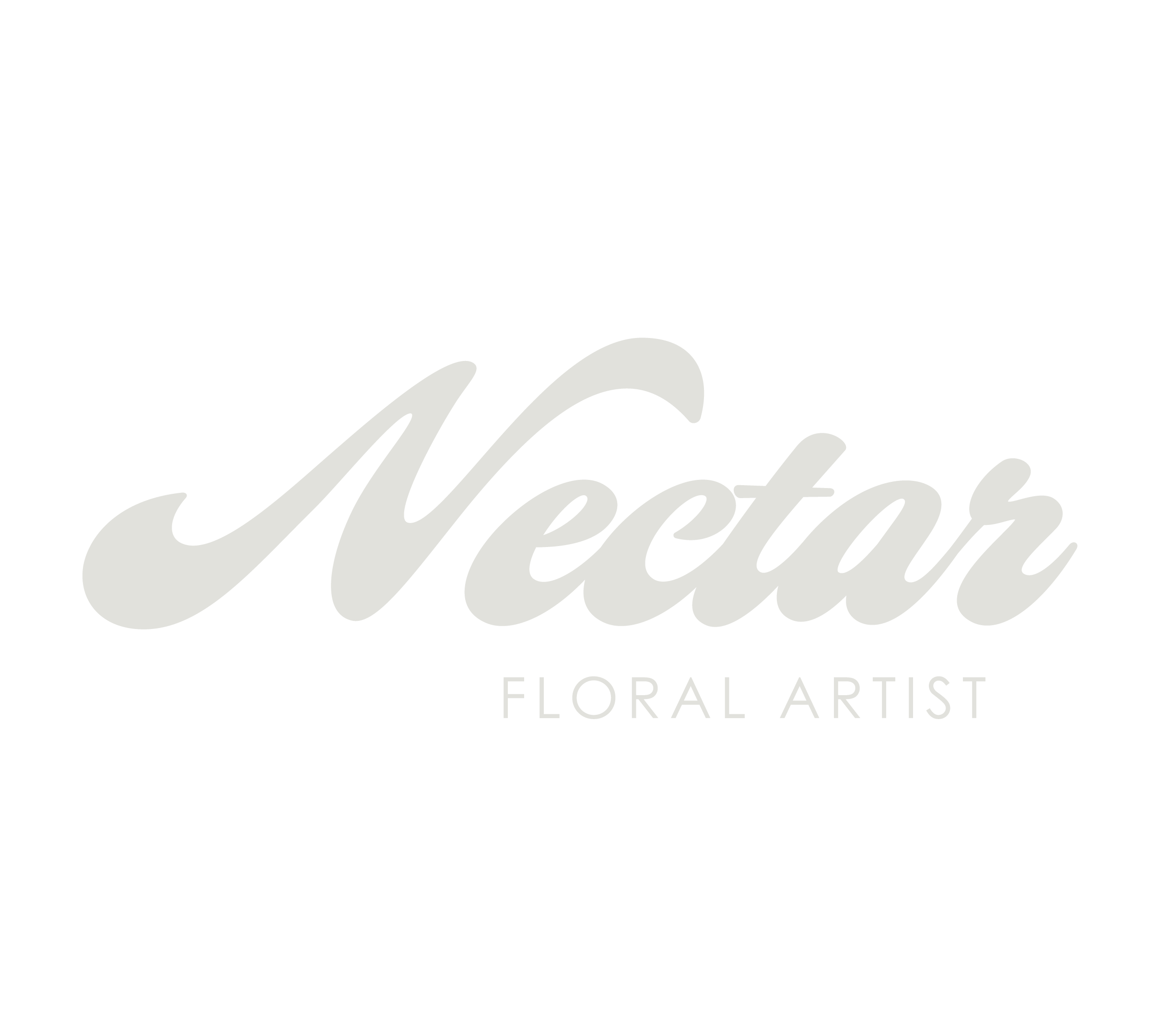 Elegant hand-drawn logo for floral business branding