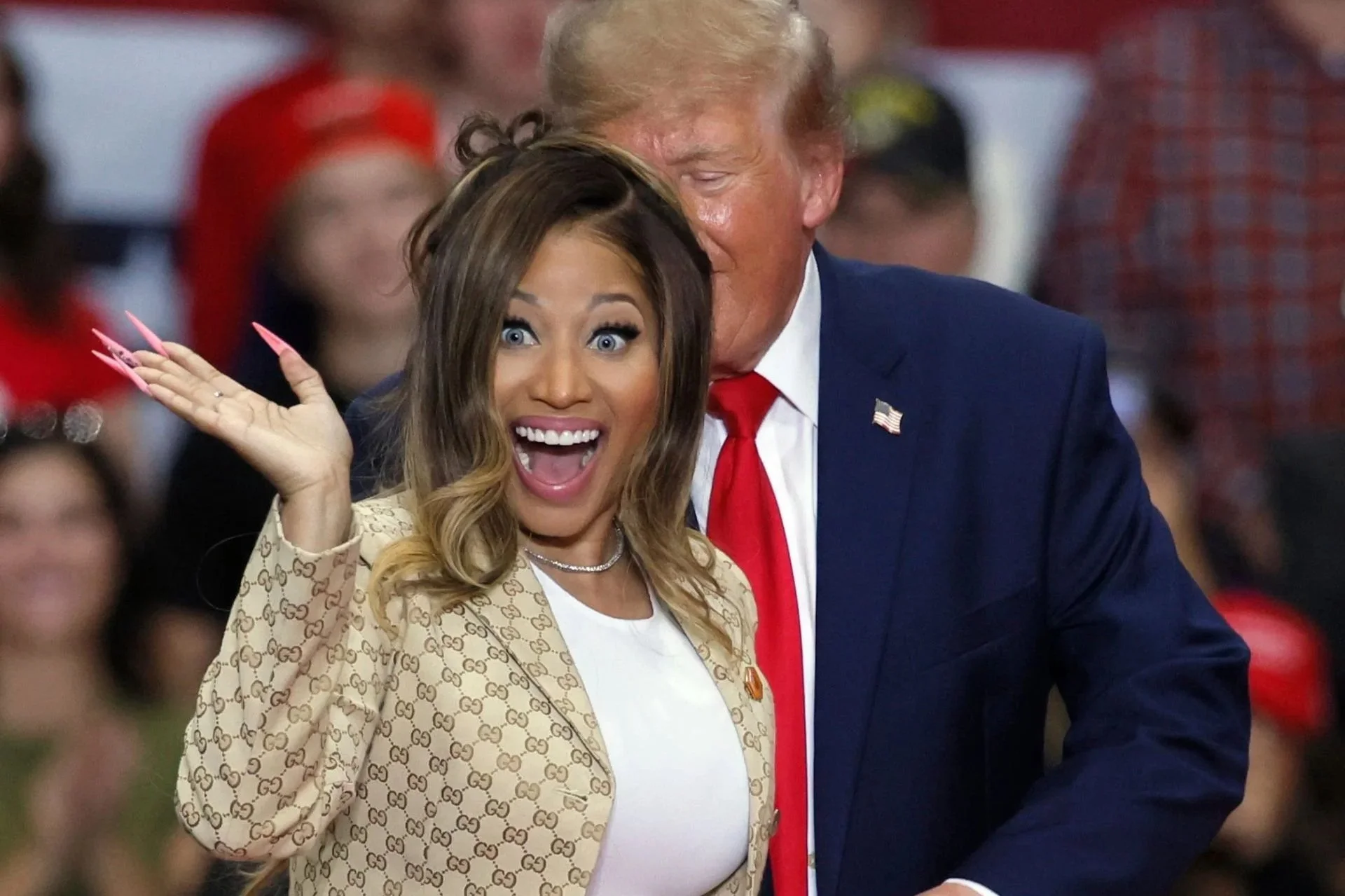 Nicki Minaj’s Remarks on Transgender Youth Ignite Debate at Trump Rally