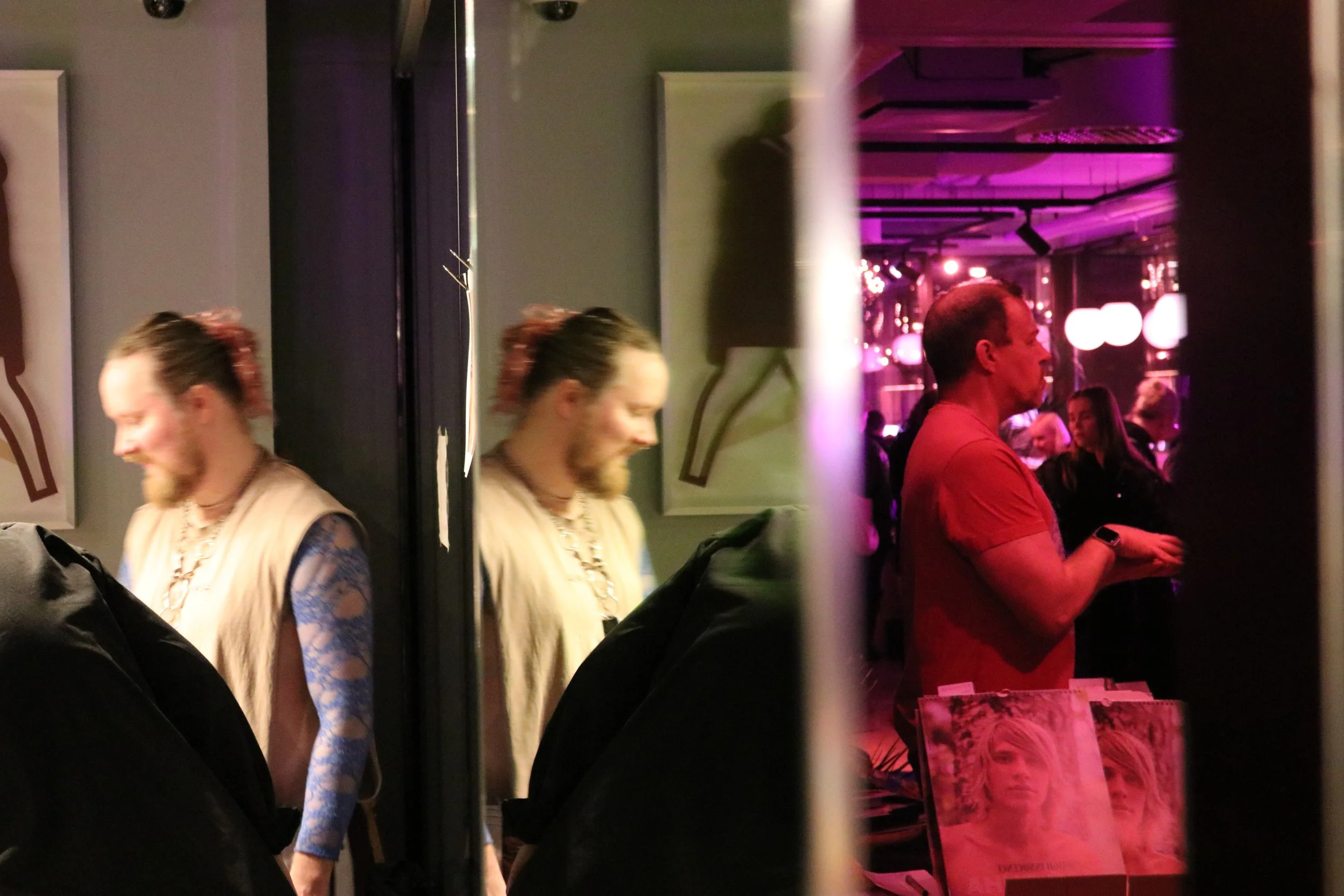 Finnish queer artists promoting their work at HOMOTAIDEMARKKINAT, which took place in Helsinki on December 5, 2025.