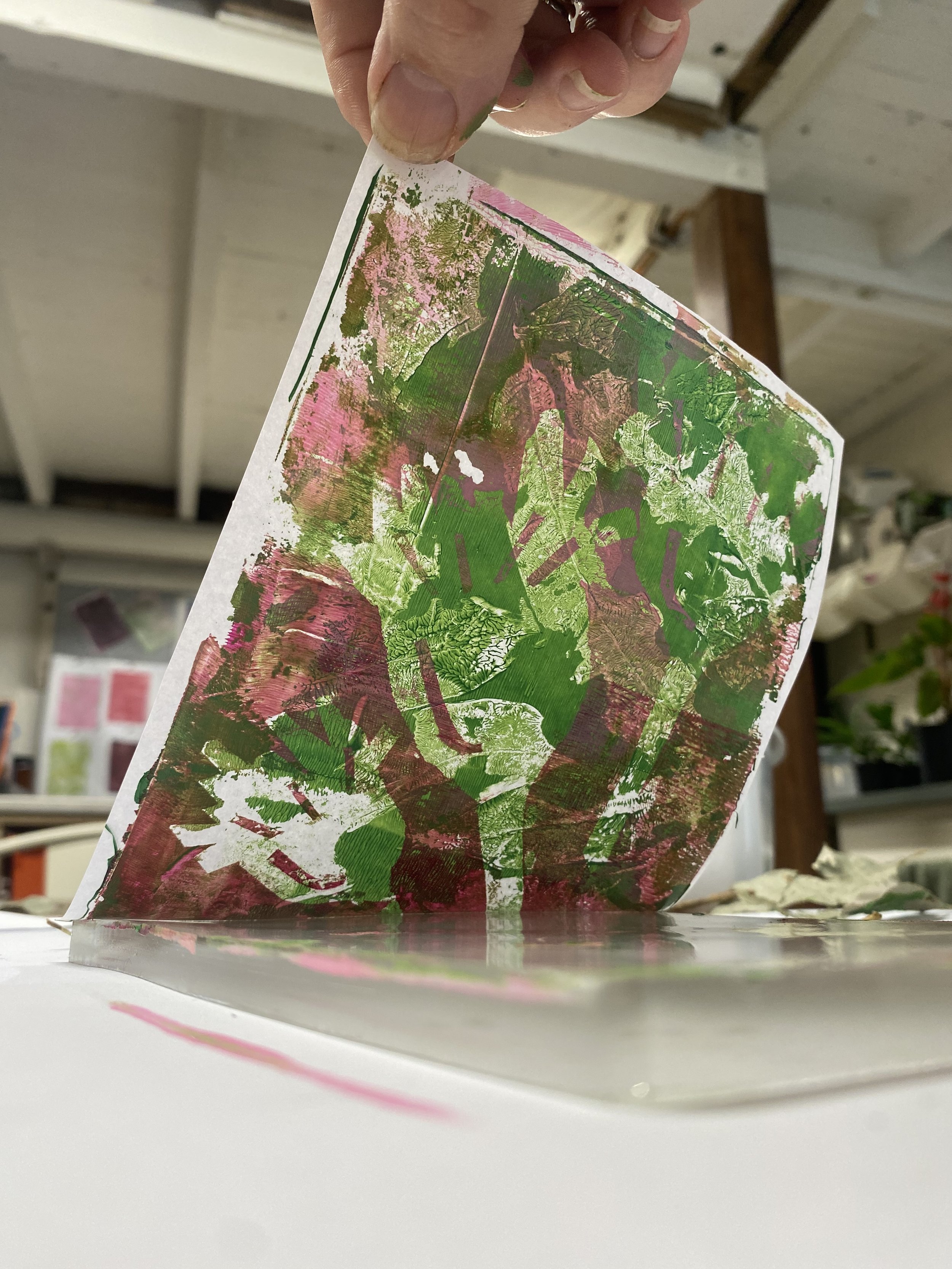 Gel Plate Printing