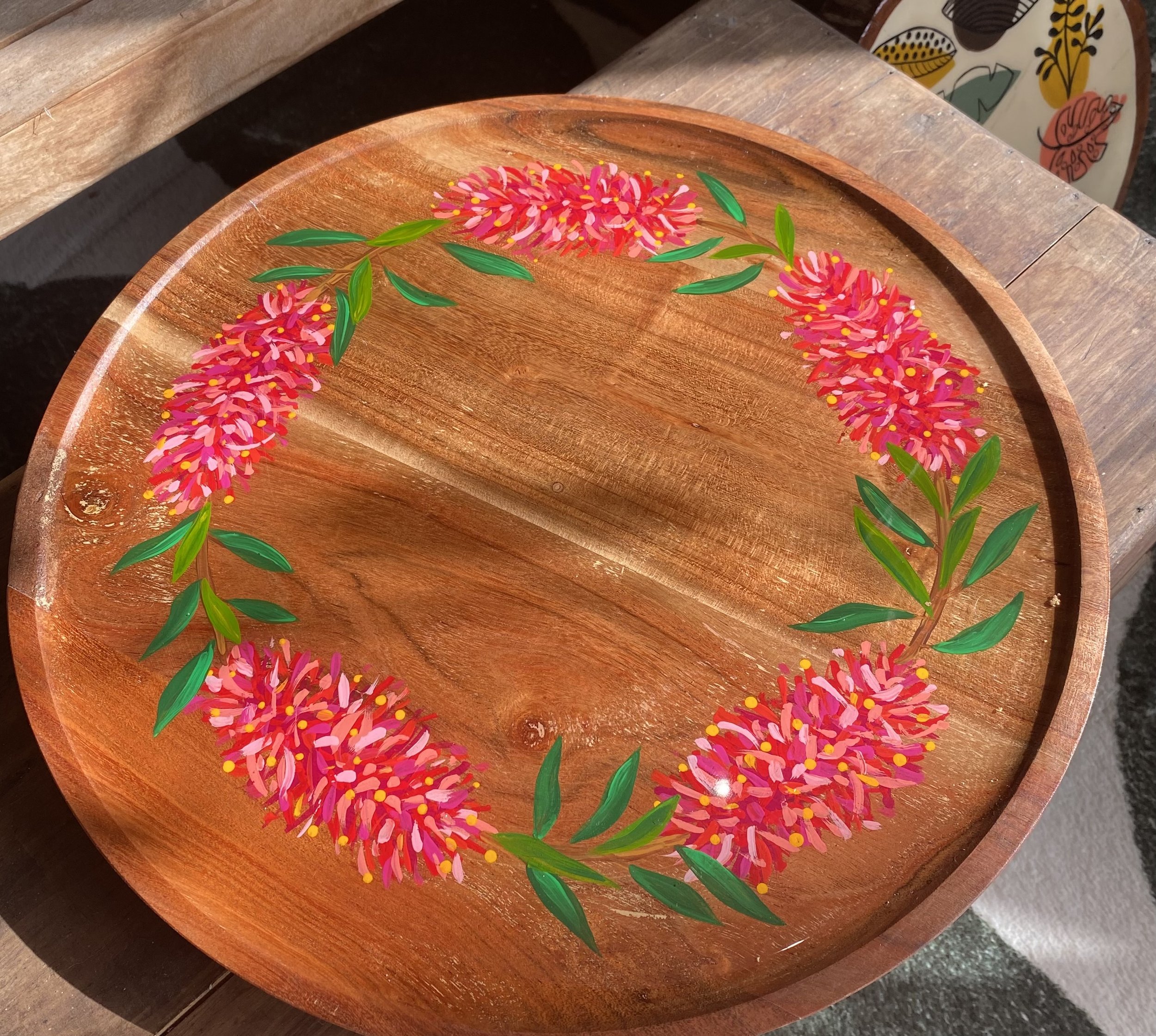 Painted tray
