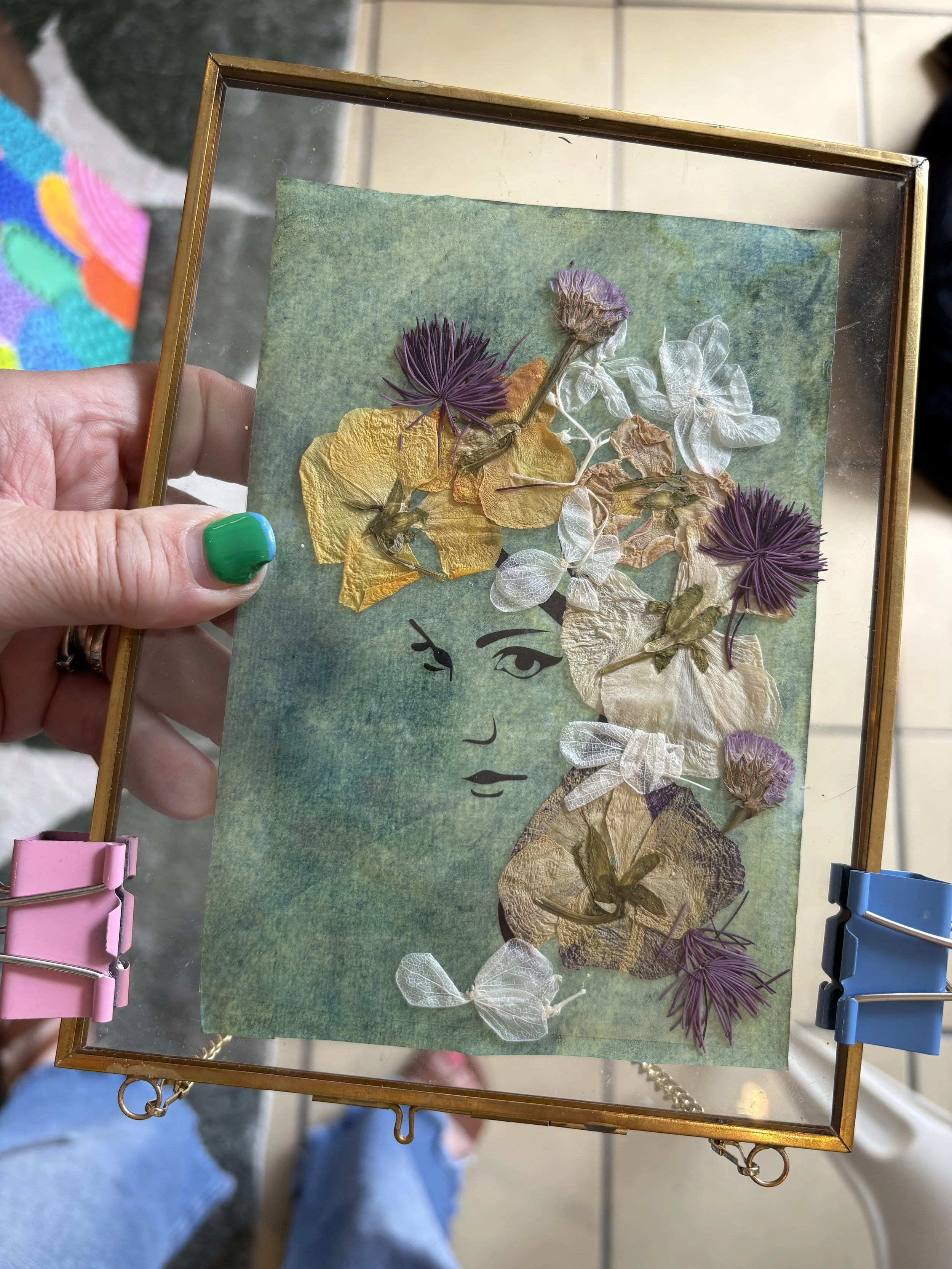 cyanotype sun prints