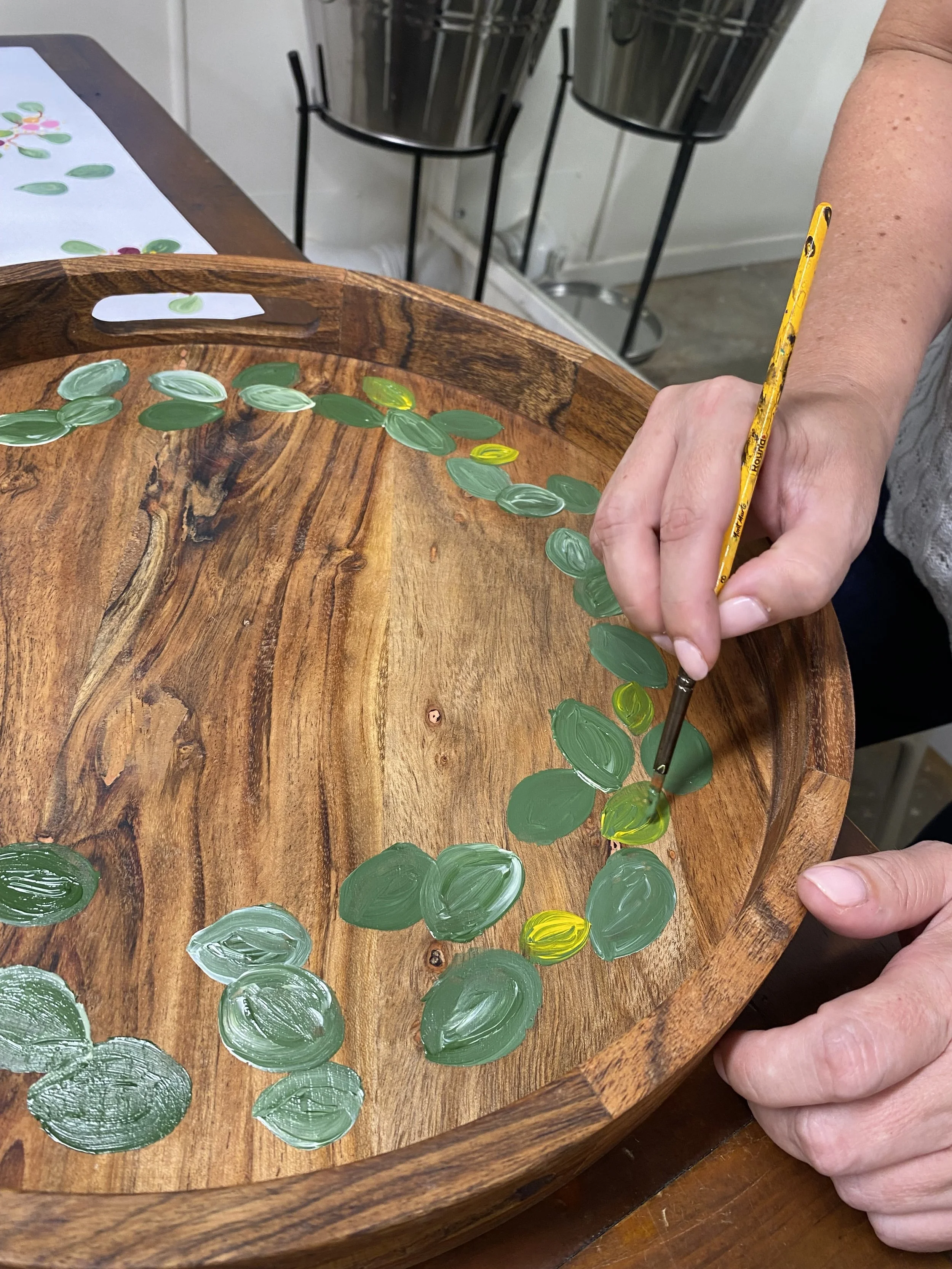 painted trays
