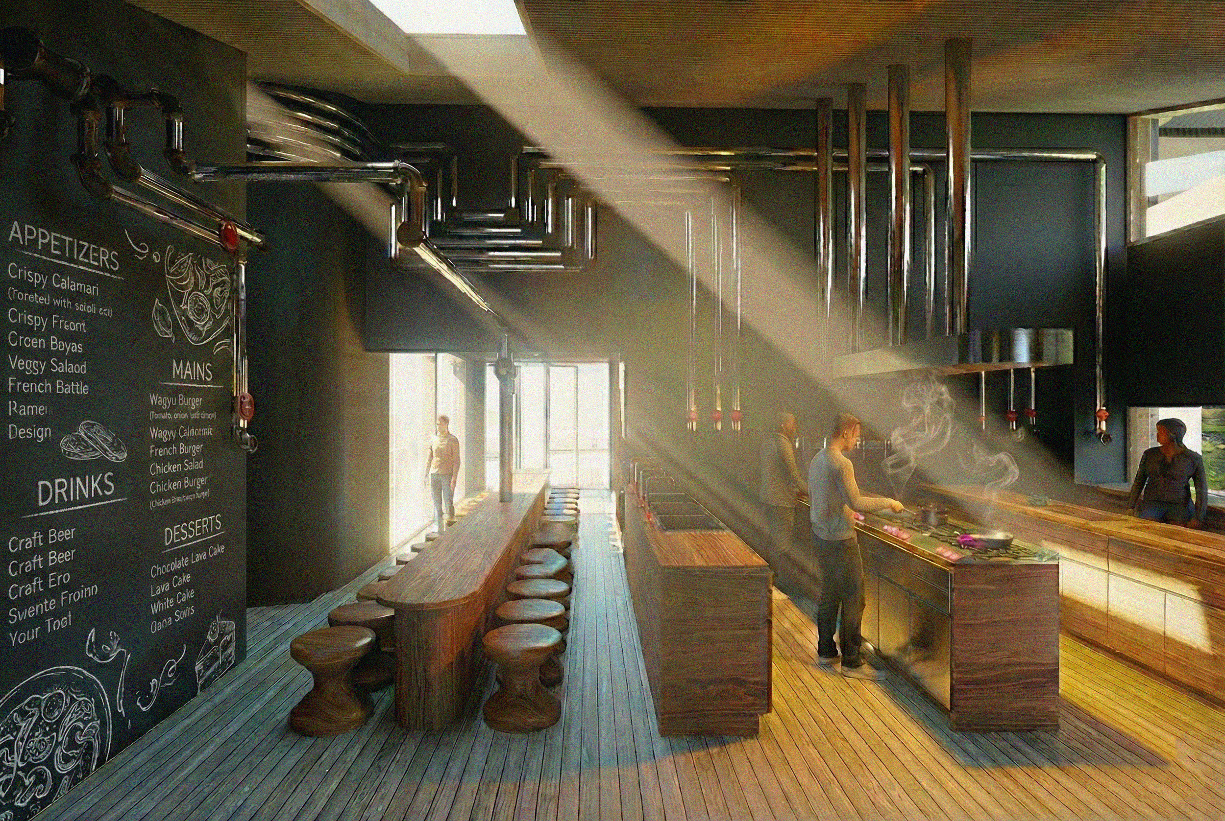 The Common Kitchen, developed at the Boston Architectural College, explores food, gathering, and fabrication as catalysts for community through a shared civic space designed to connect making, learning, and collective experience.