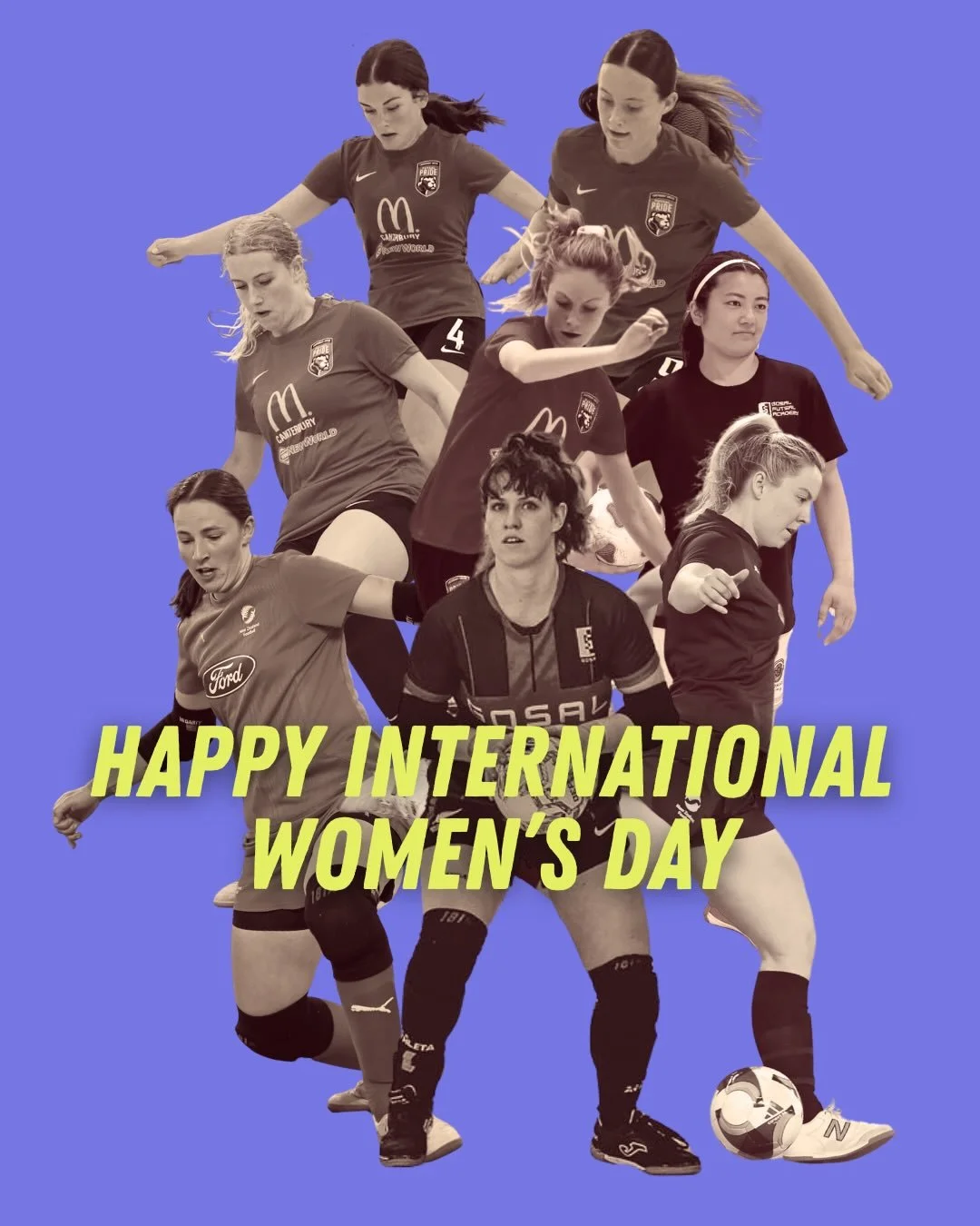 ⚽💜 Happy International Women&rsquo;s Day

At Gosal Futsal, we are proud to continue supporting women in futsal.

This year, 15 of the 23 players in the Canterbury Pride squad have trained with Gosal Futsal. Their commitment to training and dedicatio