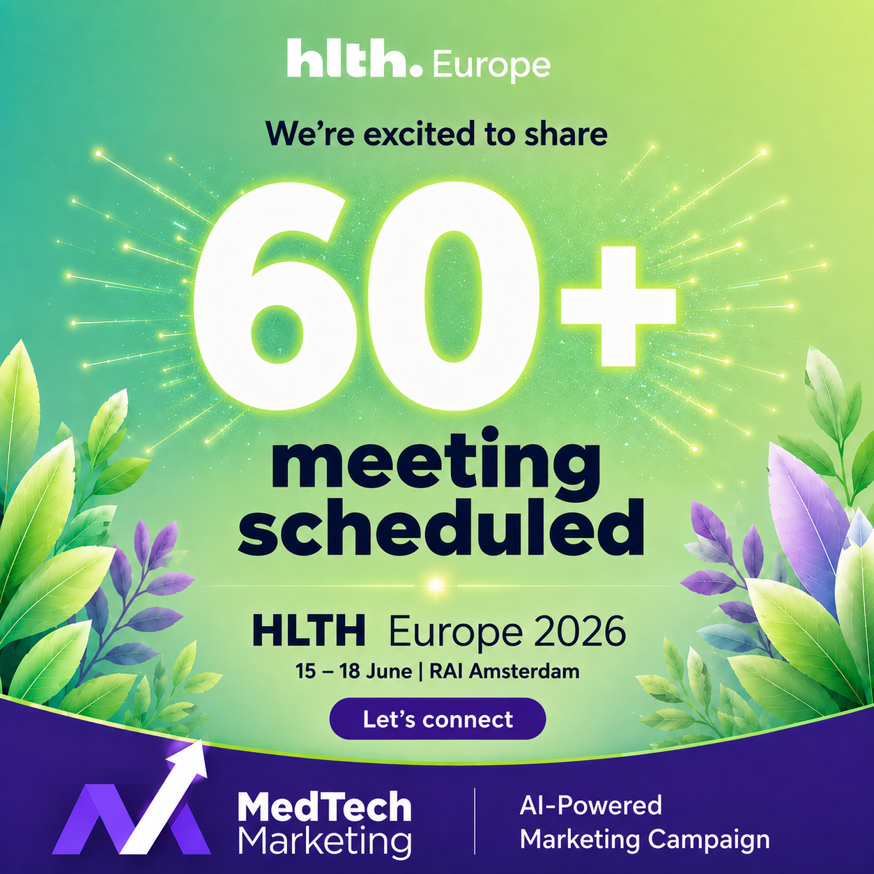 How We Helped Our Customers Secure 60+ Qualified Meetings and Maximize Their Impact at HLTH Europe
