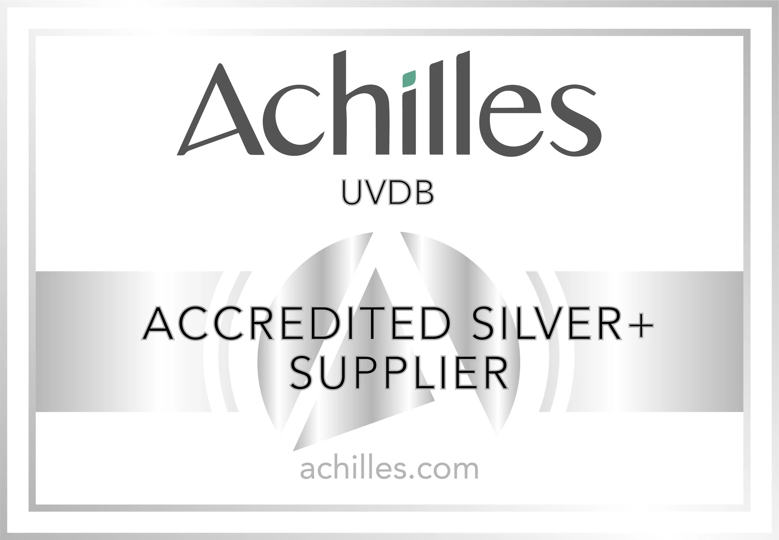 Achilles UVDB Accredited Silver+ Supplier