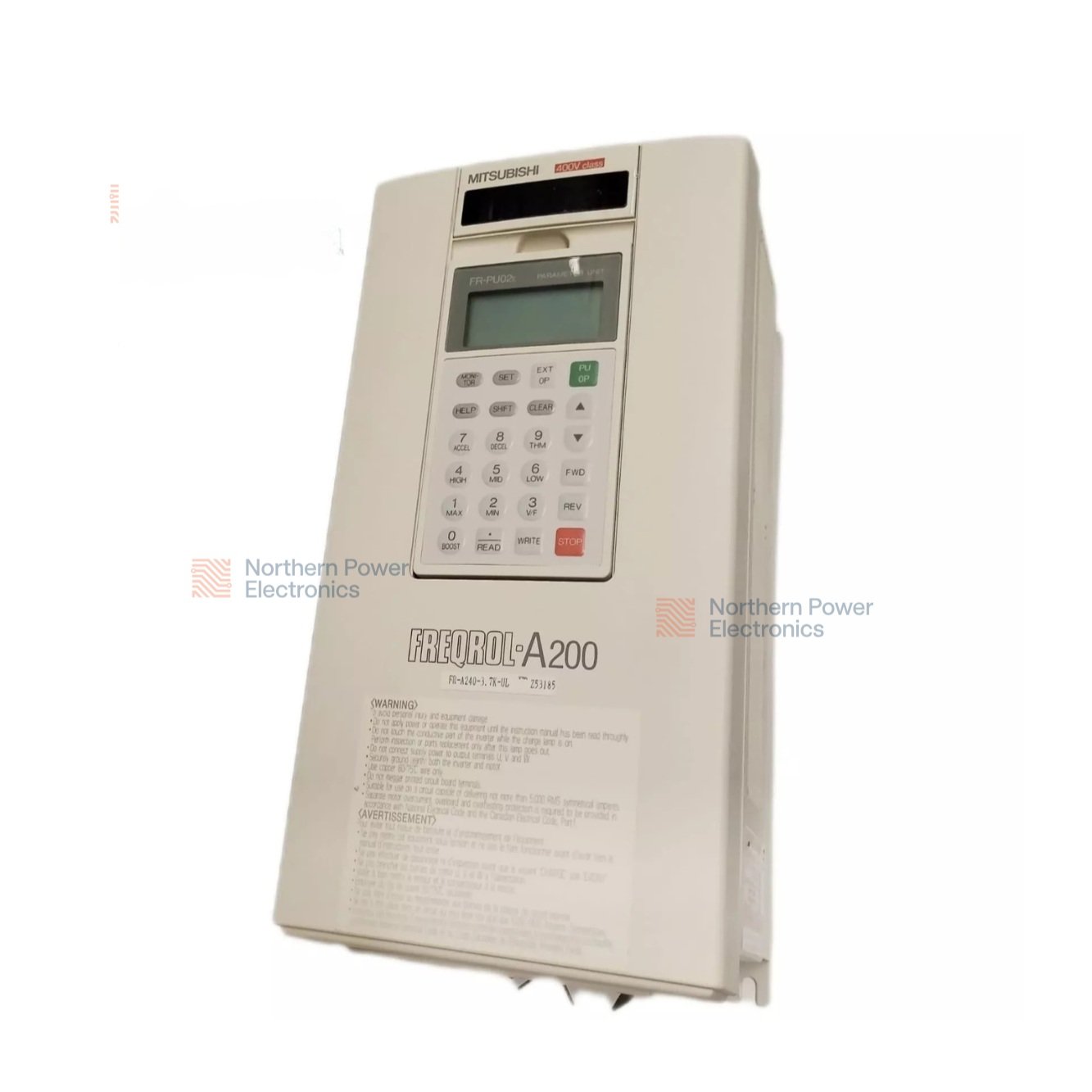 Mitsubishi FREQROL A200 5HP Inverter Drive – High-Performance Motor Control(Refurbished)