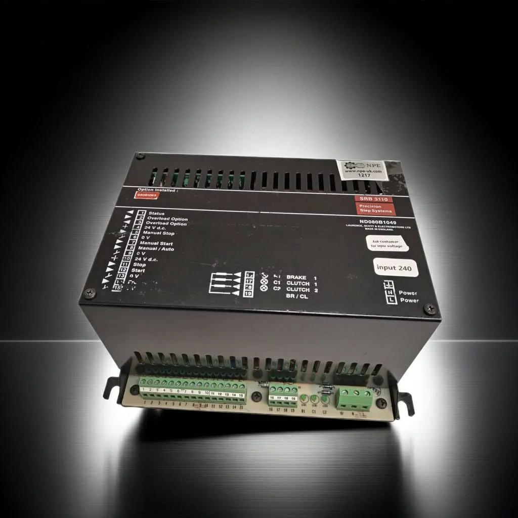 SRB3110 Electronic Control Unit for Linear Actuators – 24VDC Control I/O – 100–240VAC Supply