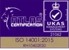 ISO 14001 Certified – Atlas Certification UKAS