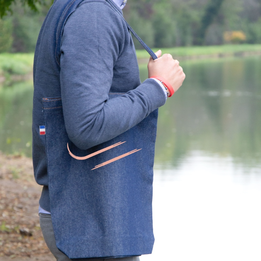 Tote bag personnalisé à Poitiers — Fabrication française, livraison en Nouvelle-Aquitaine