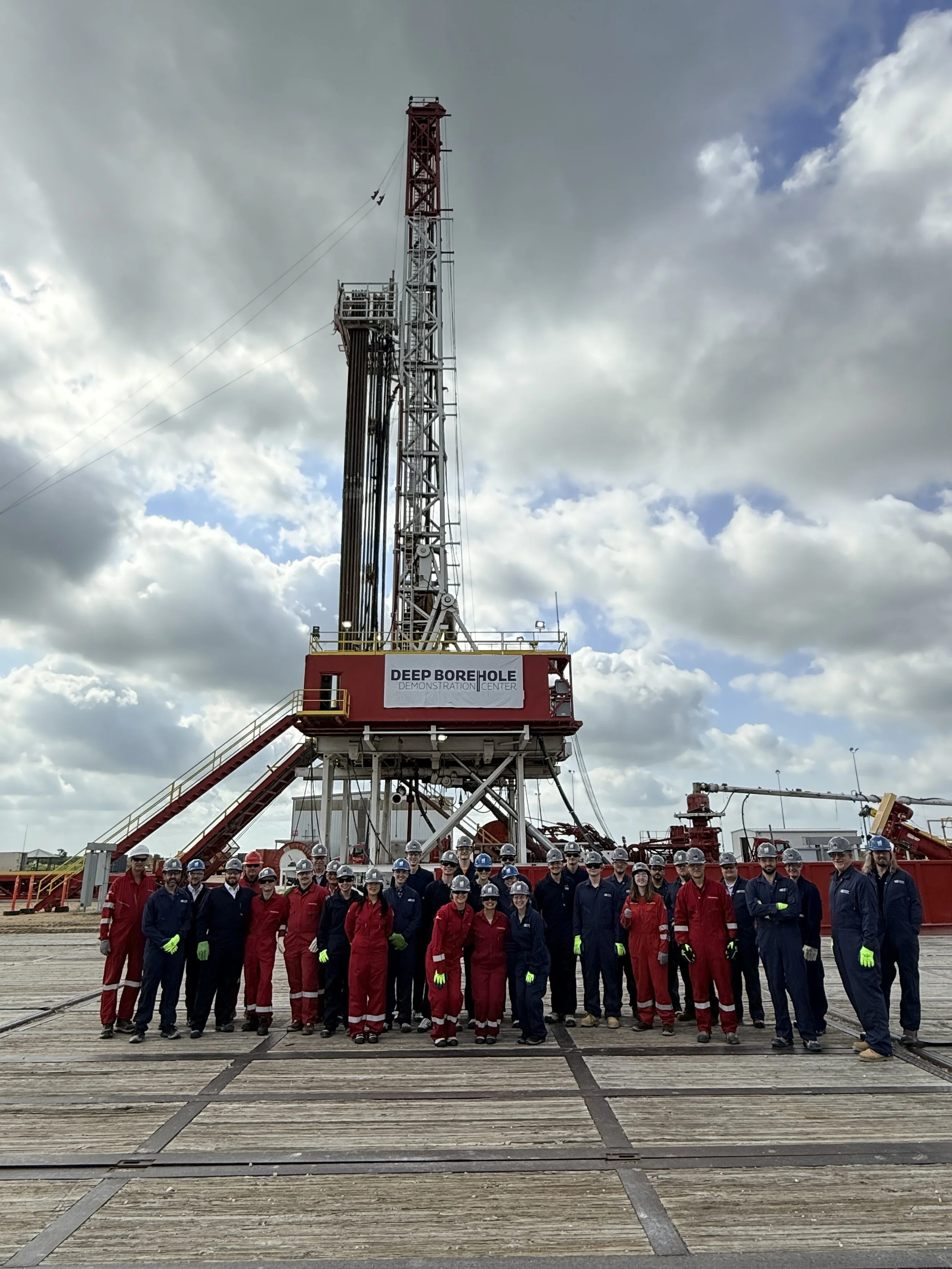 Texas A&M students visit the Deep Borehole Demonstration Center, April 2026.
