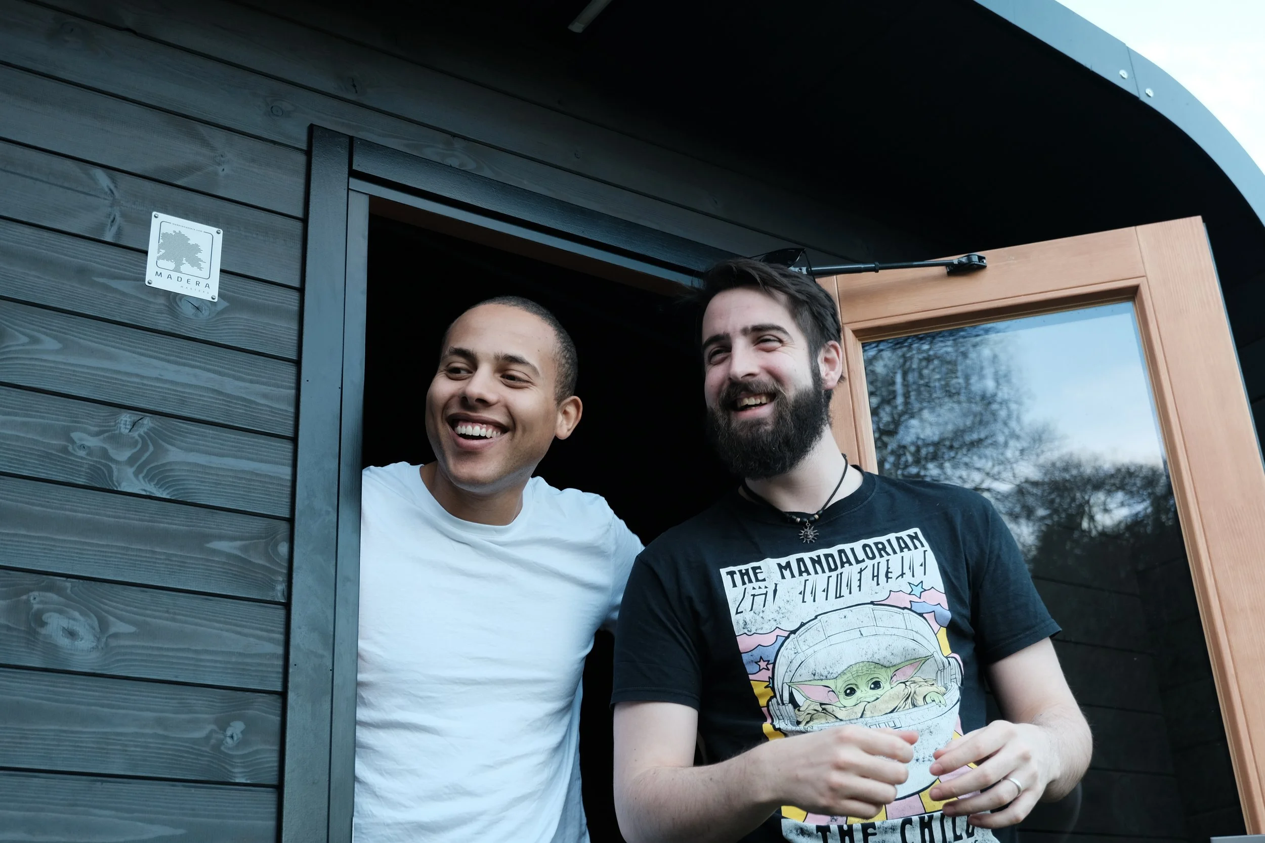 Yussef and Jake at You Can Sauna